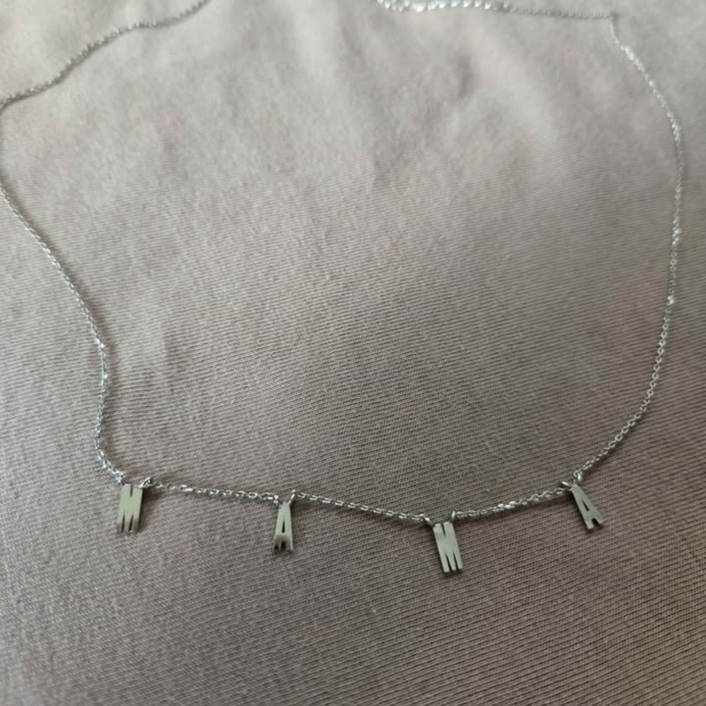 MAMA Silver Necklace